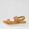 Women ARA Jamaika 1 Rainbow Multi Leather Sandals