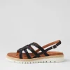 Women ARA Jamaika 3 Schwarz Leather Sandals