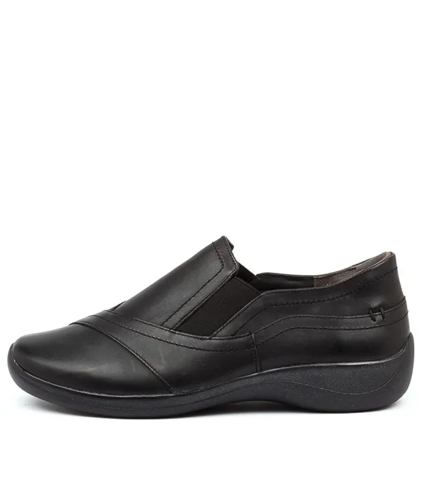 Women ZIERA Java Xf Black Leather