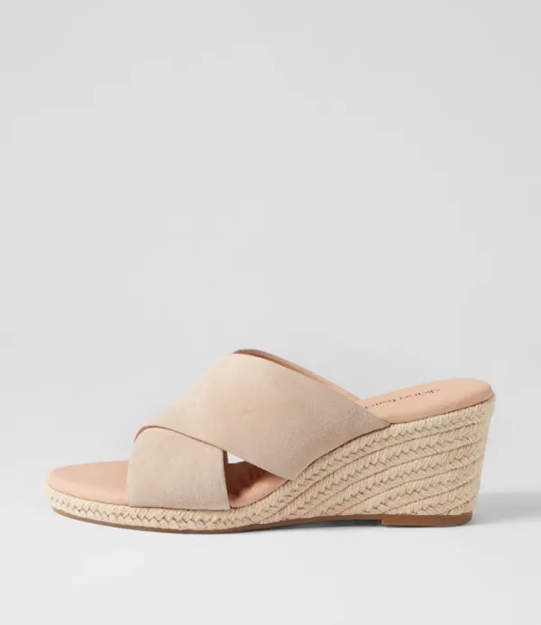 Women DIANA FERRARI Jinna Stone Suede Sandals