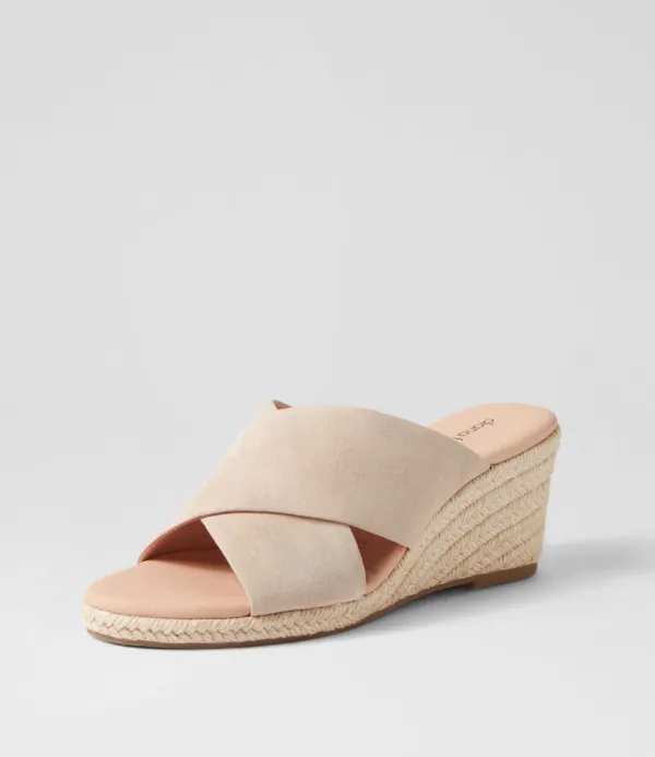 Women DIANA FERRARI Jinna Stone Suede Sandals