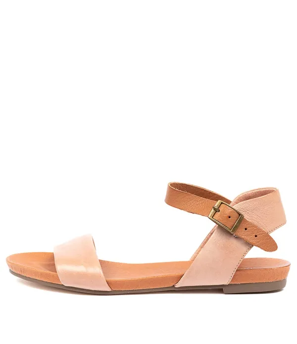 Women DJANGO & JULIETTE Jinnit Rose-Tan Leather