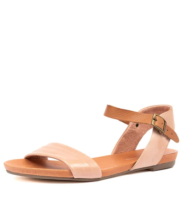 Women DJANGO & JULIETTE Jinnit Rose-Tan Leather