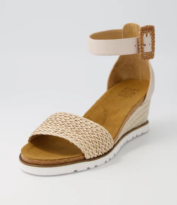 Women ZIERA Kaelers W Nude Weave Leather Espadrilles