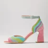Women DJANGO & JULIETTE Kage Pastel Multi Suede Sandals