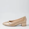 Women GABOR Kaja Nude Leather Heels