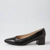 Women GABOR Kaja Schwartz Leather Heels