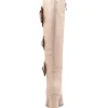 Women DJANGO & JULIETTE Kalen Nude Leather Knee High Boots