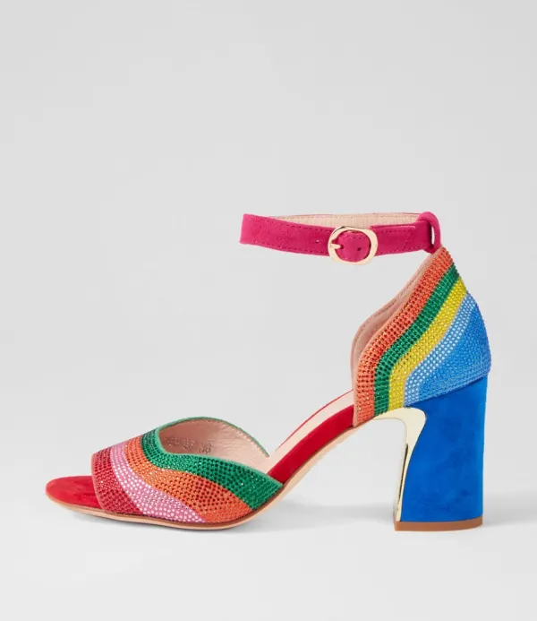 Women DJANGO & JULIETTE Kalino Bright Multi Sandals