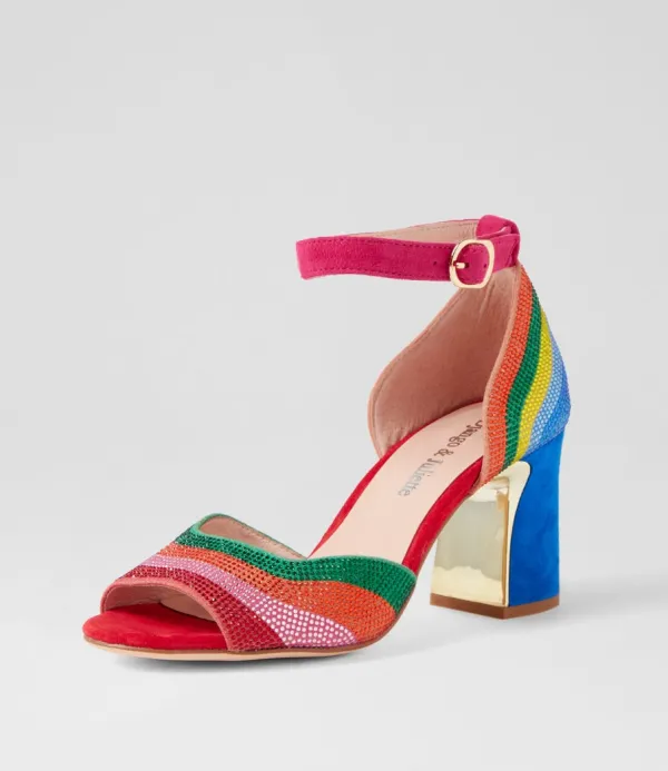 Women DJANGO & JULIETTE Kalino Bright Multi Sandals