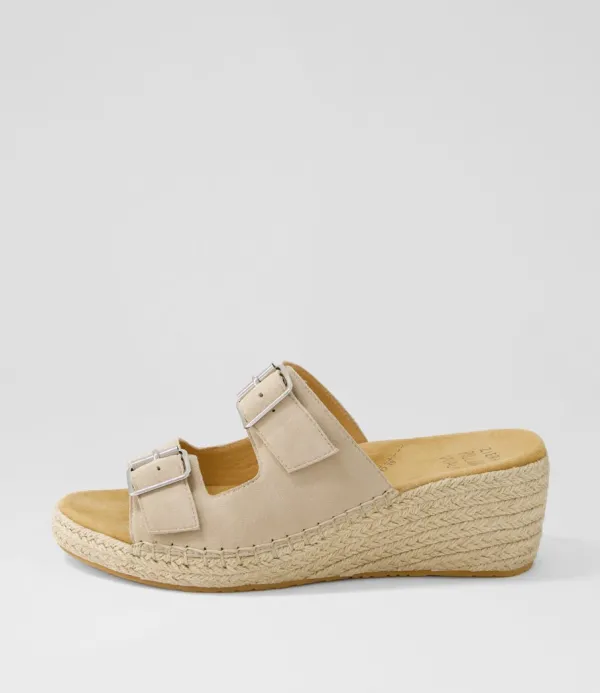 Women ZIERA Kamera Xw Taupe Suede Sandals