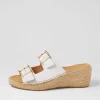 Women ZIERA Kamera Xw White Leather Espadrilles