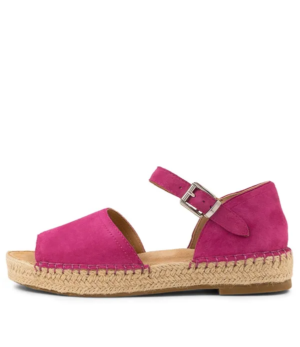 Women ZIERA Kaylie W Fuchsia Suede