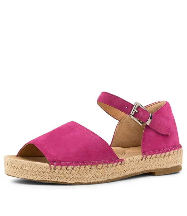Women ZIERA Kaylie W Fuchsia Suede