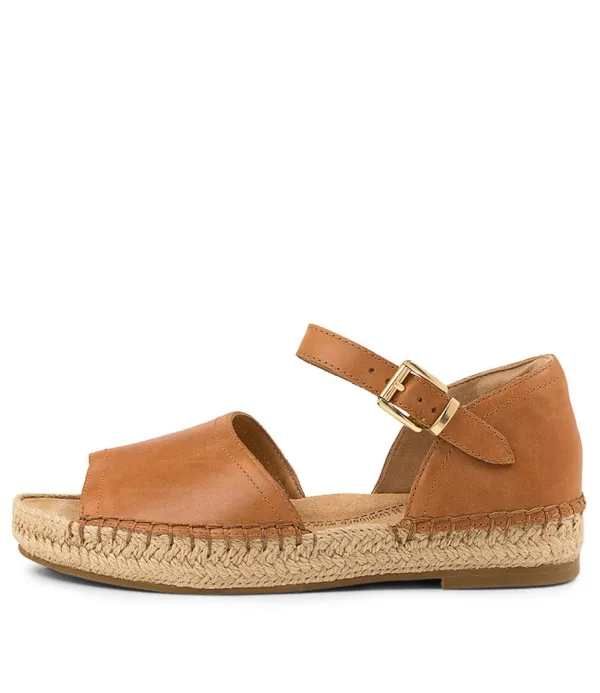 Women ZIERA Kaylie W Tan Leather