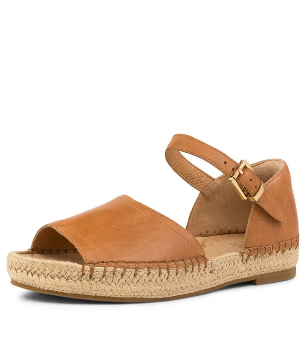Women ZIERA Kaylie W Tan Leather