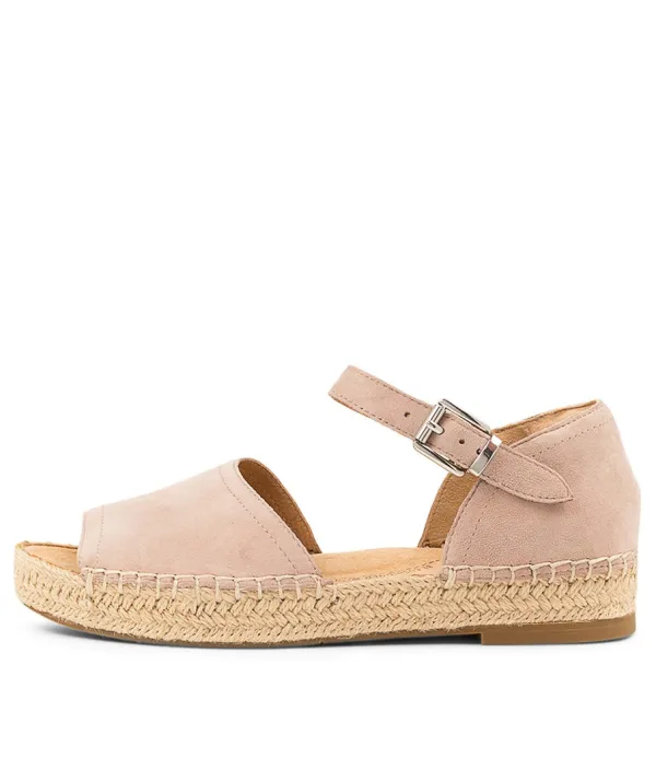 Women ZIERA Kaylie W Taupe Suede