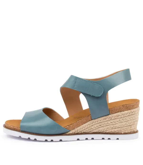Women ZIERA Khaza W Blue Leather