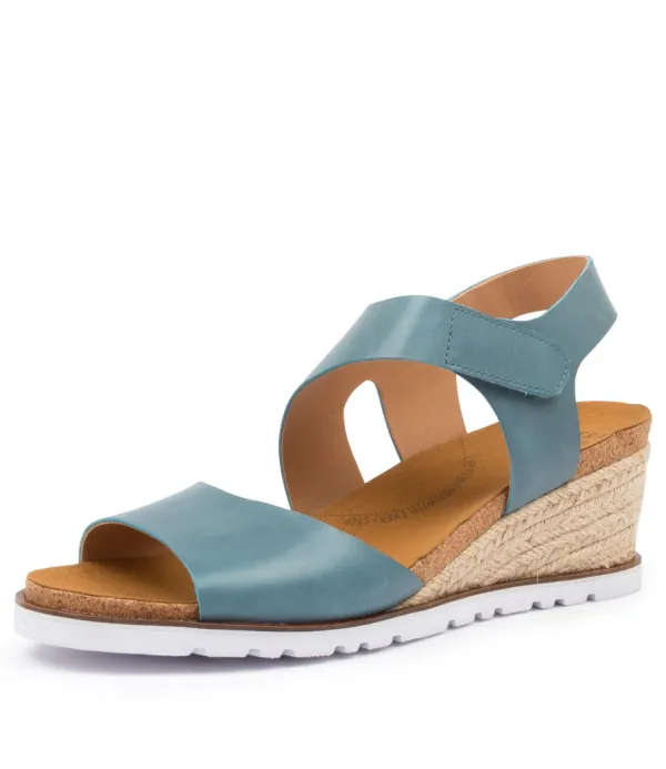 Women ZIERA Khaza W Blue Leather