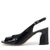 Women DJANGO & JULIETTE Kianna Navy Patent Leather Heels