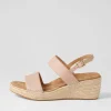 Women ZIERA Kiarra Xw Blush Leather Espadrilles