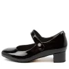 Women ZIERA Kitty W Black Patent