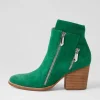 Women DJANGO & JULIETTE Klues New Emerald Suede Ankle Boots