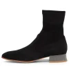 Women DJANGO & JULIETTE Klutch Black Pewter Microsuede Ankle Boots
