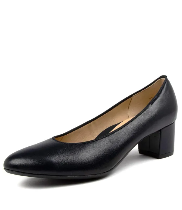 Women ARA Knokke 86 Blau Leather
