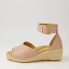 Women ZIERA Koen Xw Blush Leather Espadrilles