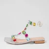 Women TOP END Kosire Silver Bright Multi Sandals