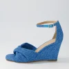 Women TOP END Kotio Blue Syn Raffia Espadrilles