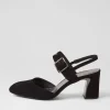 Women DJANGO & JULIETTE Kubens Black Suede Heels