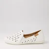 Women ZIERA Lagos W White Leather Loafers