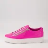 Women DJANGO & JULIETTE Laila Hot Pink Patent Leather Sneakers Ws