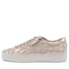 Women DJANGO & JULIETTE Laila Nude Frill Leather Sneakers