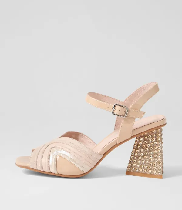 Women DJANGO & JULIETTE Lansion Nude Multi Sandals
