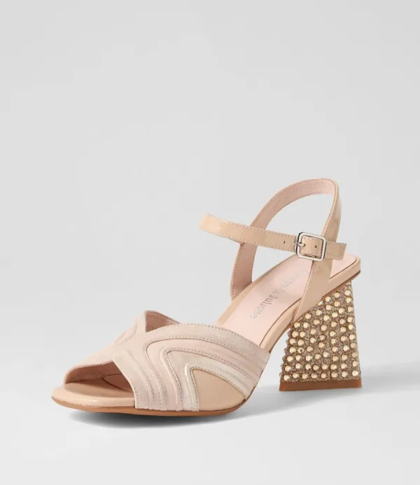 Women DJANGO & JULIETTE Lansion Nude Multi Sandals