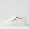 Women DJANGO & JULIETTE Laroon White Leather Sneakers