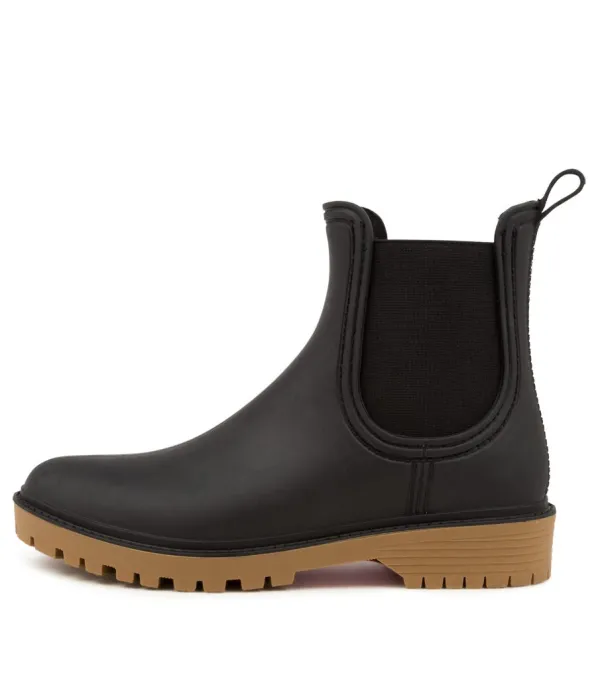 Women DIANA FERRARI Laurina Black Gumboot