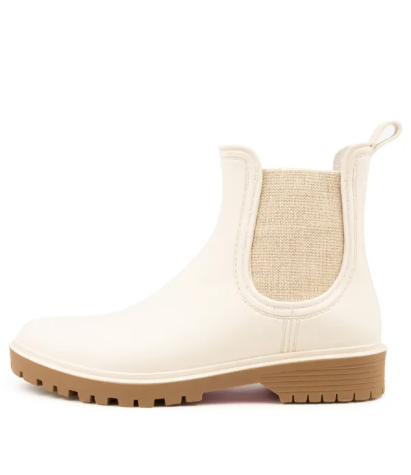Women DIANA FERRARI Laurina Cream Gumboot