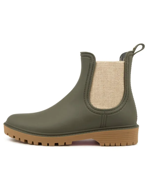 Women DIANA FERRARI Laurina Olive Gumboot
