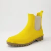 Women DIANA FERRARI Laurina Yellow Gumboot Chelsea Boots