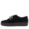 Women DJANGO & JULIETTE Layan Black Suede Sneakers Bs