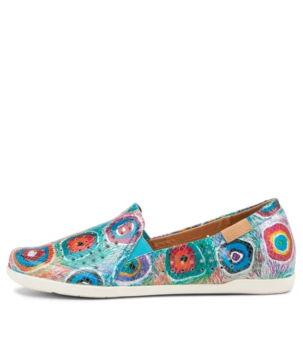 Women ZIERA Liana W Bright Patch Multi Loafers