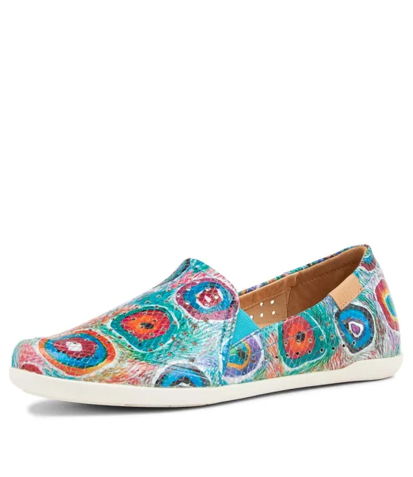 Women ZIERA Liana W Bright Patch Multi Loafers