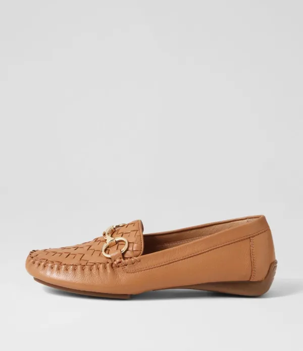 Women DJANGO & JULIETTE Lille Dark Tan Leather Loafers