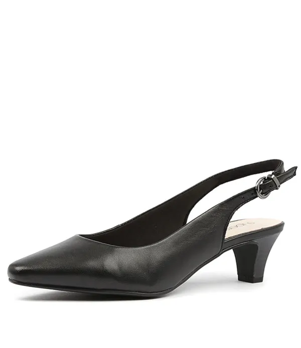 Women SUPERSOFT Linden Black Leather