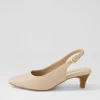 Women SUPERSOFT Linden3 Nude Leather Heels