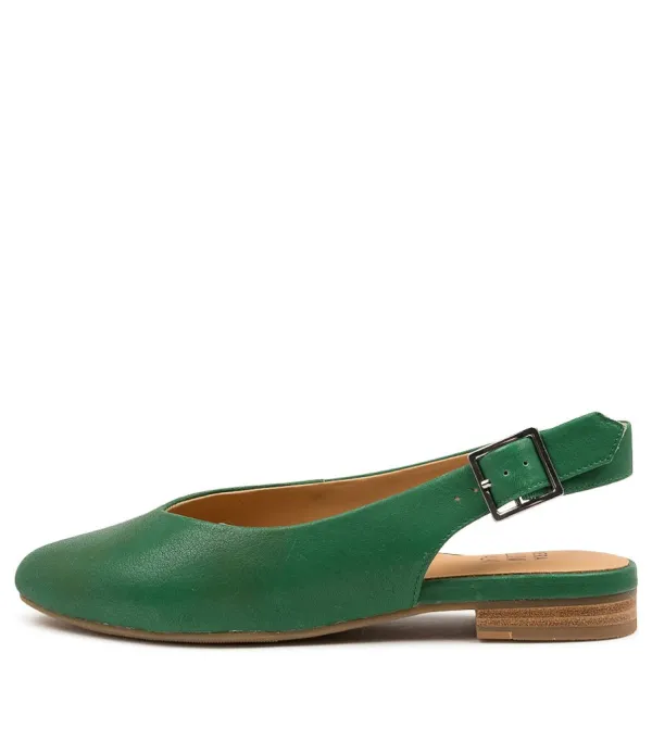 Women ZIERA Lisa W Emerald Leather